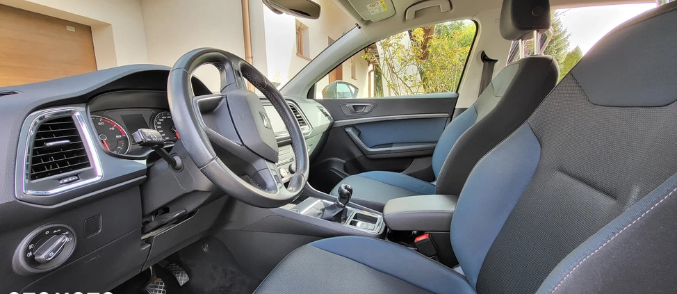 Seat Ateca cena 63900 przebieg: 191501, rok produkcji 2016 z Dukla małe 56